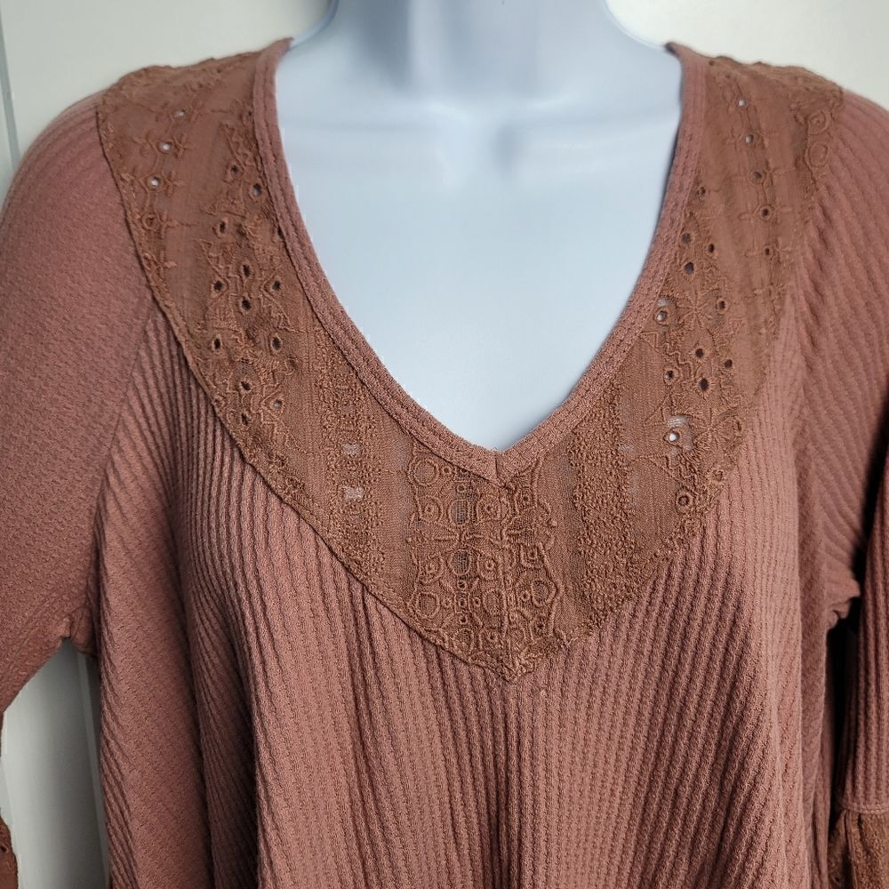 FREE PEOPLE Dusty Rose Top - Picture 4 of 11